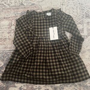 Miles the label plaid dress NWT 24M